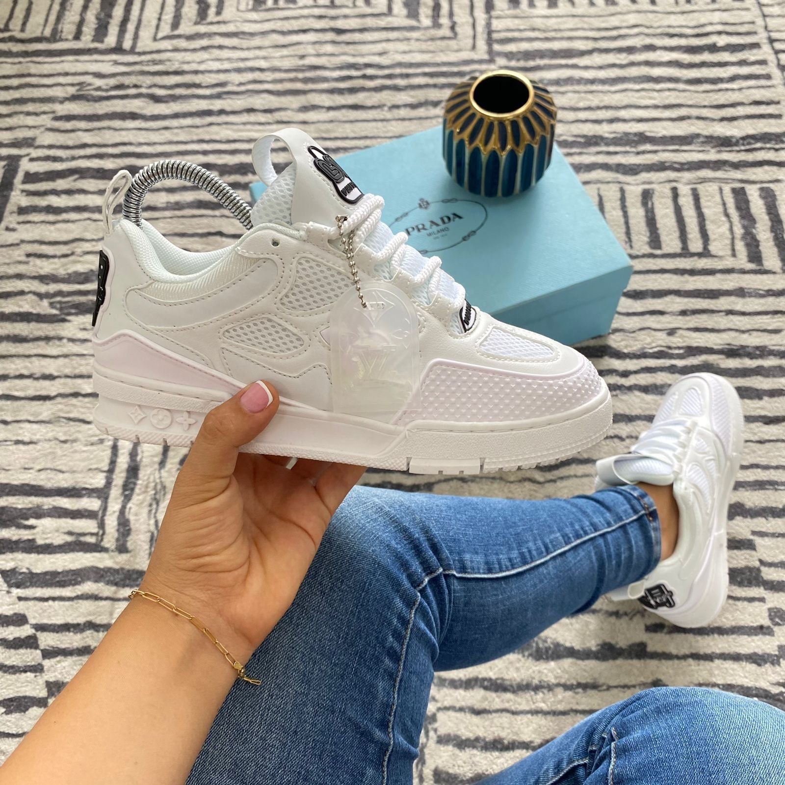 LOUIS VUITTON SKATE BLANCO