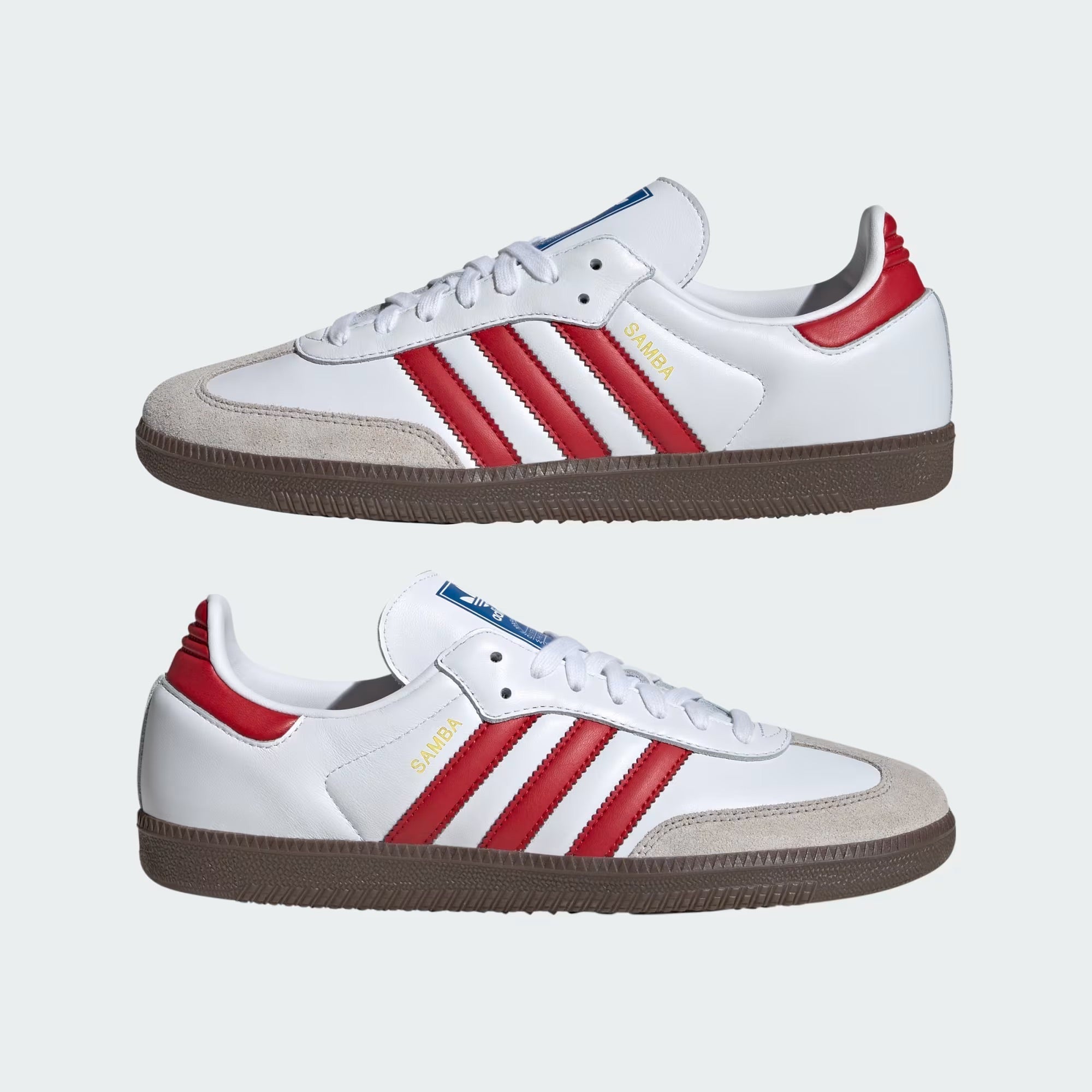 ADIDAS SAMBA BLANCO - ROJO