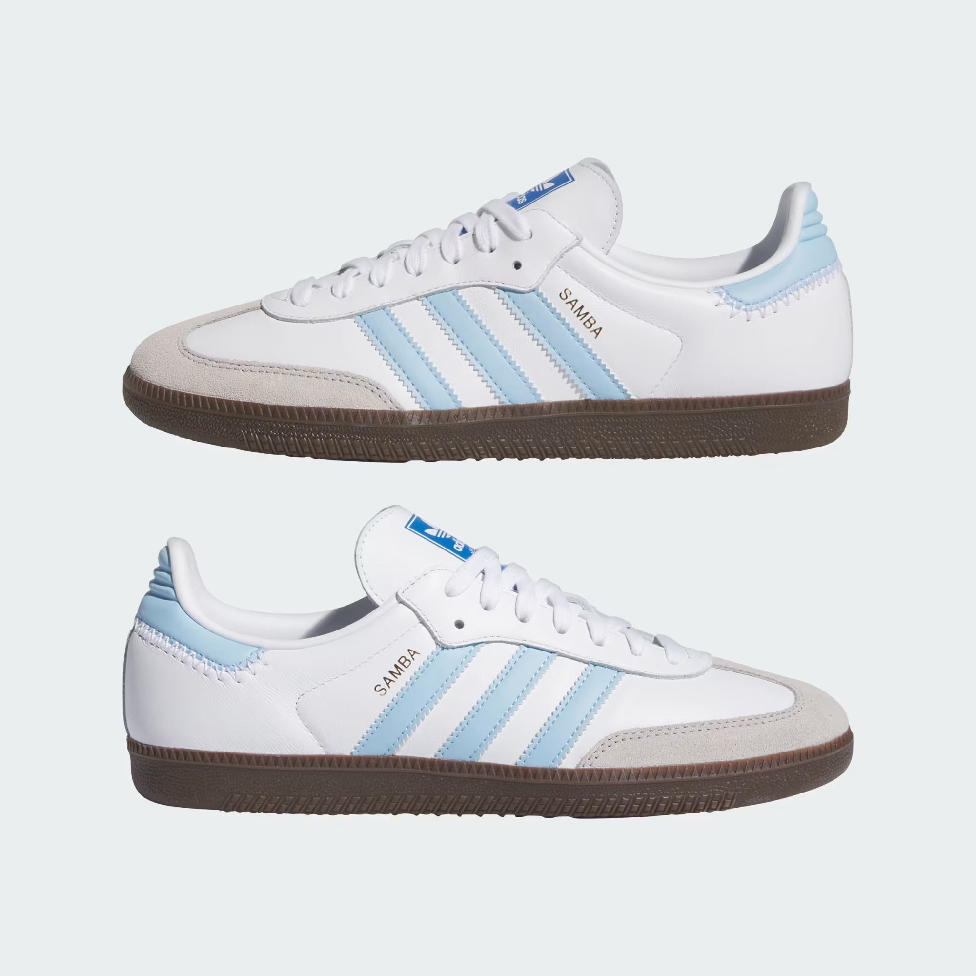 ADIDAS SAMBA BLANCO - AZUL